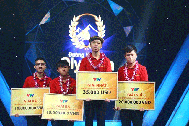 Chàng trai chuyên Quốc học Huế giành quán quân Đường lên đỉnh Olympia lần thứ 16