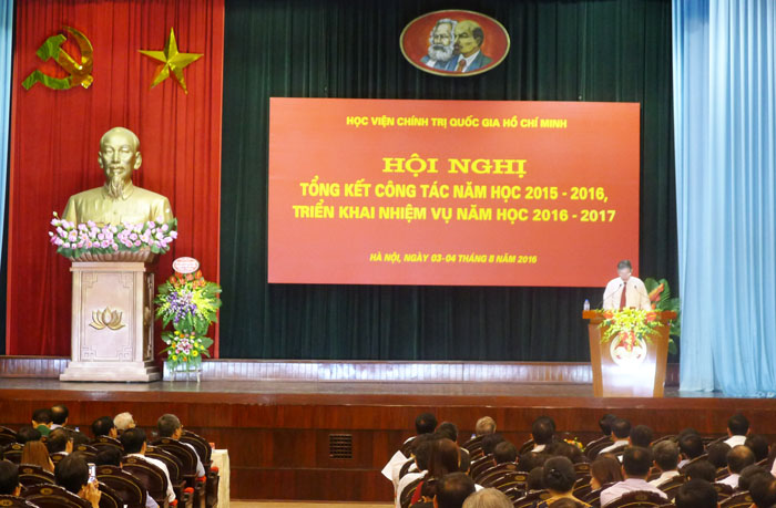 Học viện Chính trị quốc gia Hồ Chí Minh Phát động phong trào thi đua yêu nước năm học 2016 - 2017