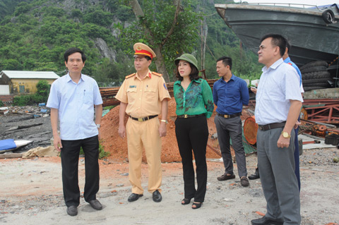 Quảng Ninh Chấn chỉnh công tác quản lý nhà nước tại khu vực Vũng Đục TP Cẩm Phả