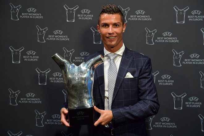 Ronaldo được bầu là Cầu thủ hay nhất châu Âu