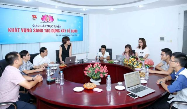 Giao lưu trực tuyến với đại diện thanh niên tiên tiến làm theo lời Bác