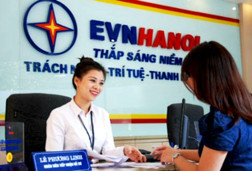 Điện lực Hà Nội cung cấp tiện ích thanh toán tiền điện qua ngân hàng
