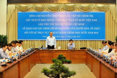 Sự hài lòng của người dân, tổ chức là thước đo của chương trình cải cách hành chính
