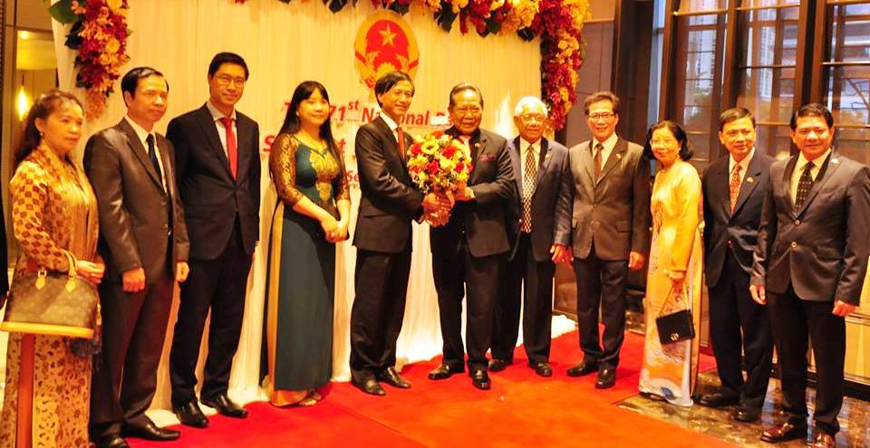 Chiêu đãi trọng thể nhân kỷ niệm lần thứ 71 Quốc khánh Việt Nam tại Thái Lan