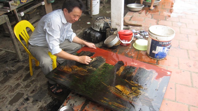 “Báu vật” của làng sơn mài Hạ Thái