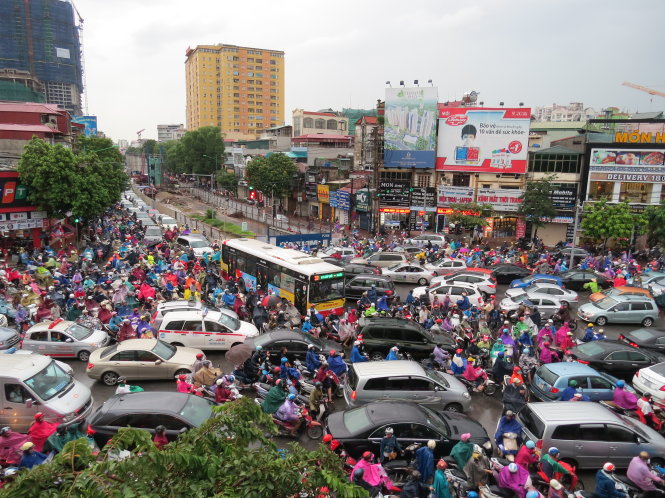 Hà Nội đề xuất cấm xe máy ngoại tỉnh từ năm 2021