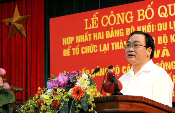 Công bố Quyết định thành lập Đảng bộ Khối Doanh nghiệp Hà Nội