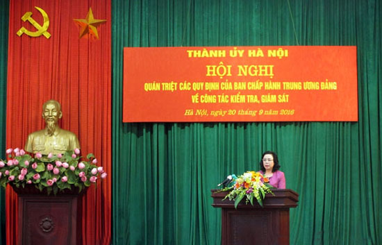 Hà Nội Triển khai các quy định của Trung ương về công tác kiểm tra, giám sát