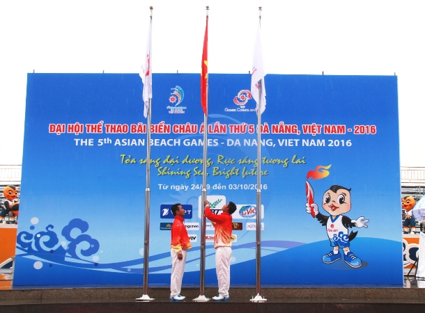 Lễ Thượng cờ Đại hội Thể thao Bãi biển châu Á lần thứ 5