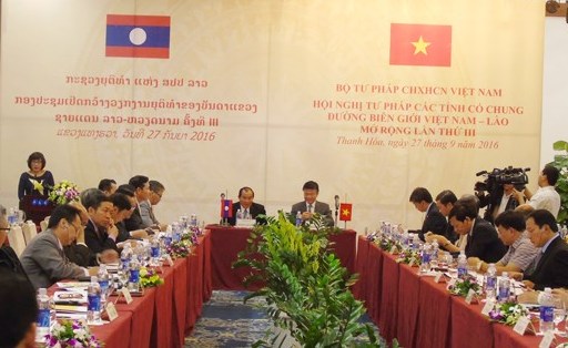 Hội nghị Tư pháp các tỉnh có chung đường biên giới Việt - Lào