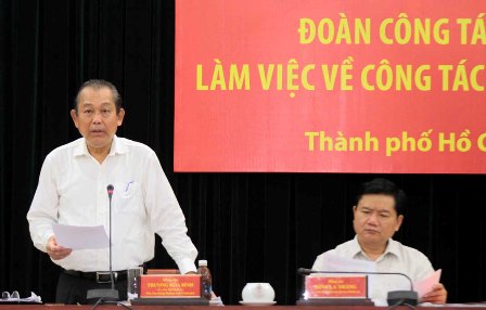 Công tác phòng chống tham nhũng cần kiên quyết, kiên trì, liên tục, đúng pháp luật
