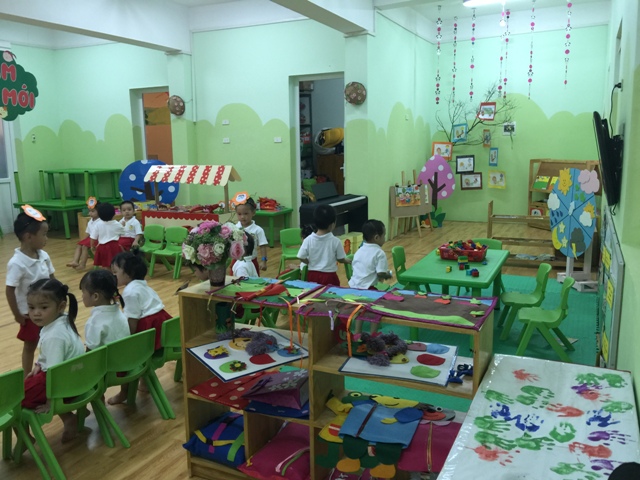 Trường Mẫu giáo Việt - Triều Hữu Nghị Nâng bước những mầm non