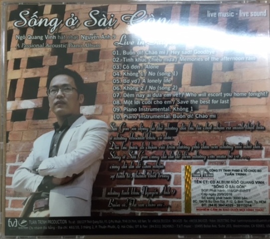 Ngô Quang Vinh và album “Sống ở Sài Gòn”