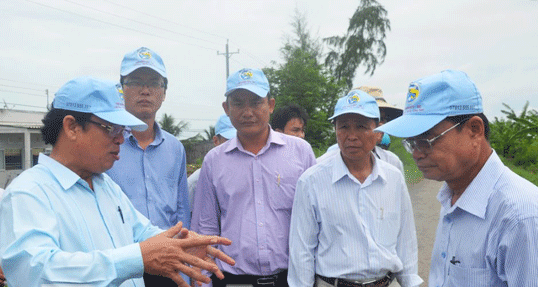 Chủ tịch UBND tỉnh - Dương Thành Trung làm việc với huyện Hòa Bình về công tác quy hoạch một số dự án, công trình trọng điểm