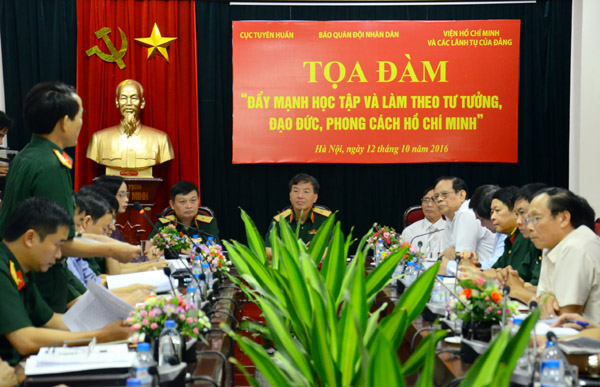 Tọa đàm “Đẩy mạnh học tập và làm theo tư tưởng, đạo đức, phong cách Hồ Chí Minh”