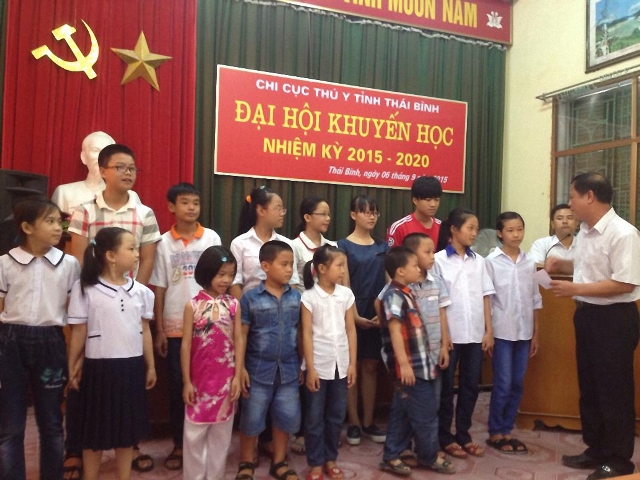 Chi cục Thú y tỉnh Thái Bình chú trọng thực hiện công tác khuyến học, khuyến tài