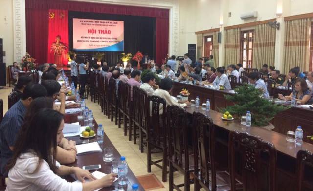 Nâng cao hiệu quả hoạt động sáng tác của văn nghệ sĩ tại các Nhà sáng tác