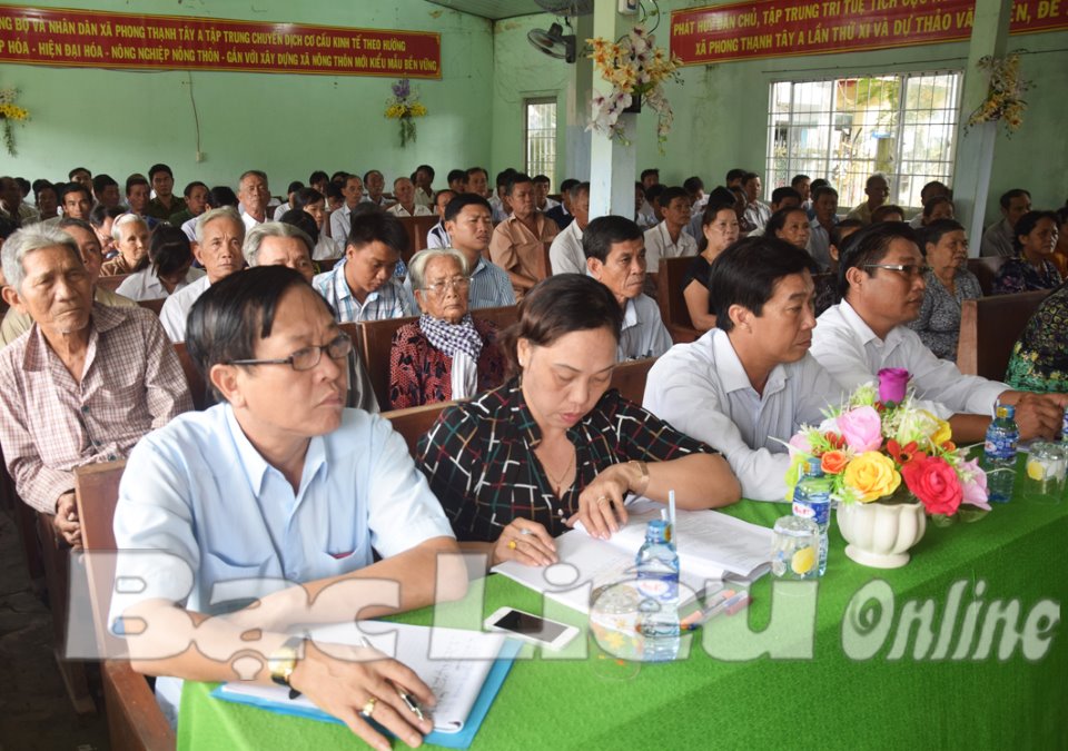 Đoàn đại biểu Quốc hội tỉnh tiếp xúc cử tri huyện Phước Long