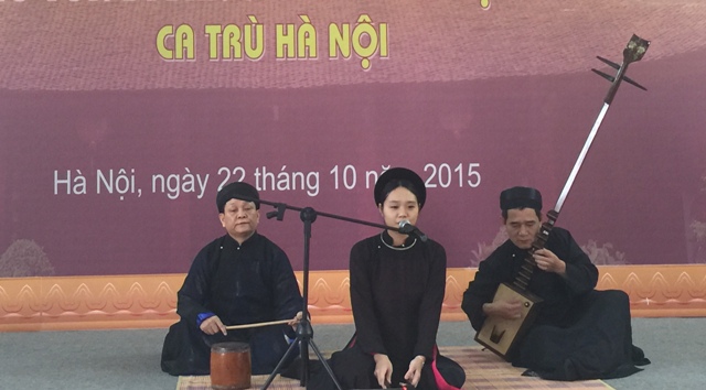 Liên hoan tài năng ca trù Hà Nội 2016