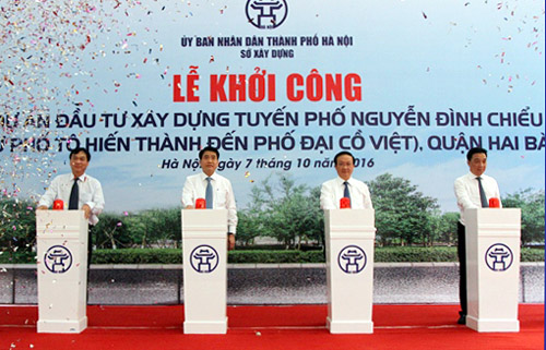 Hà Nội Đầu tư gần 200 tỷ đồng xây dựng đường Nguyễn Đình Chiểu