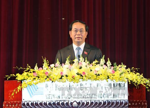 Bài phát biểu của Chủ tịch nước Trần Đại Quang tại Lễ Khai khóa - 2016 Đại học Quốc gia TP Hồ Chí Minh