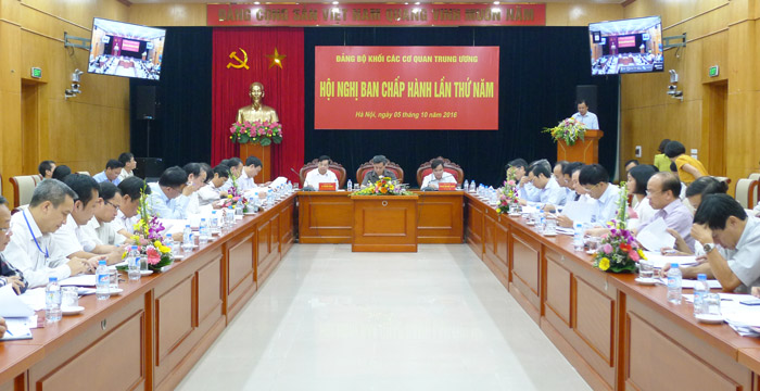 Phát động đợt thi đua chào mừng kỷ niệm 10 năm thành lập Đảng bộ Khối các cơ quan Trung ương