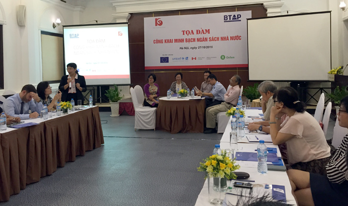 Tọa đàm Công khai minh bạch ngân sách Nhà nước