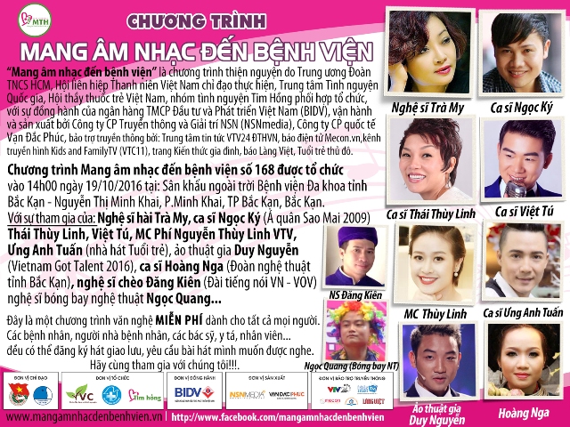 Mang âm nhạc đến Bệnh viện Đa khoa tỉnh Bắc Kạn