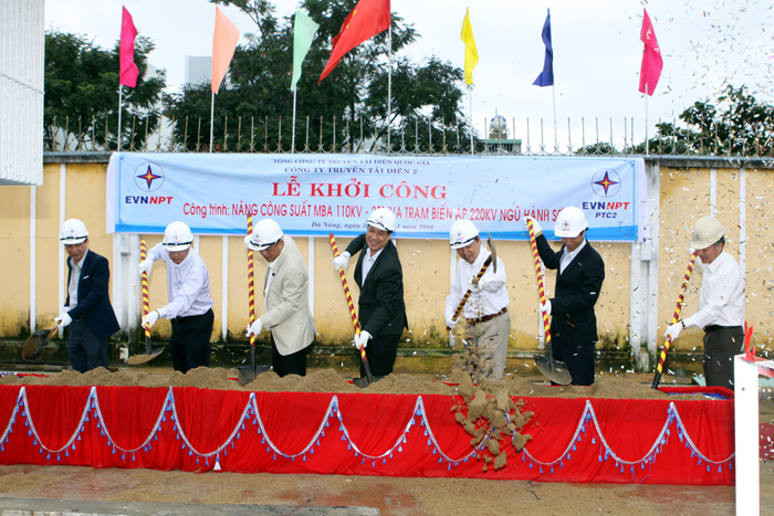 Khởi công công trình nâng công suất tại trạm biến áp 220 kV Hòa Khánh và Ngũ Hành Sơn