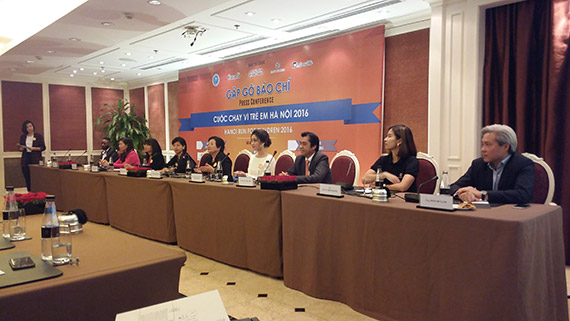 Cuộc chạy Vì trẻ em Hà Nội 2016