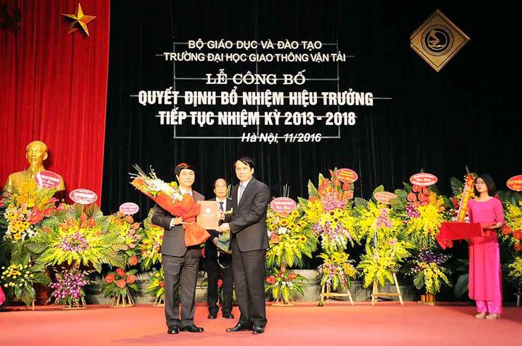 Trường Đại học Giao thông Vận tải có Hiệu trưởng mới