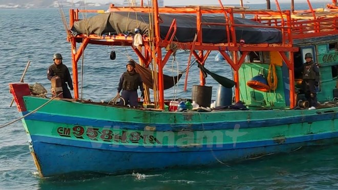 Cảnh sát biển Thái Lan bắt giữ hai tàu cá Việt Nam