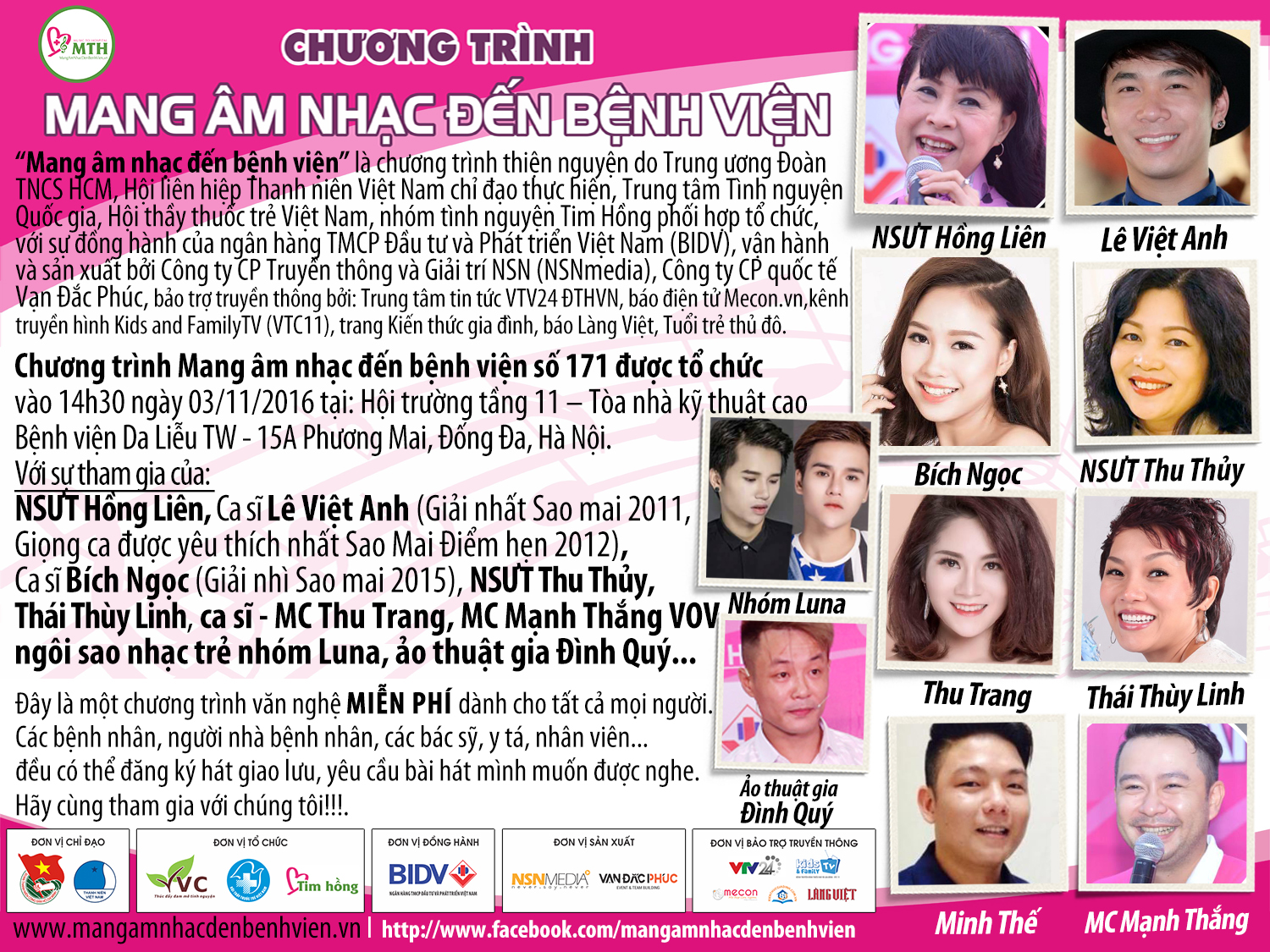 Mang âm nhạc đến bệnh viện Da Liễu Trung ương