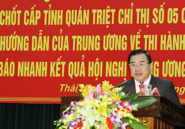 Thái Nguyên Quán triệt, triển khai các chỉ thị, quy định, hướng dẫn của Trung ương