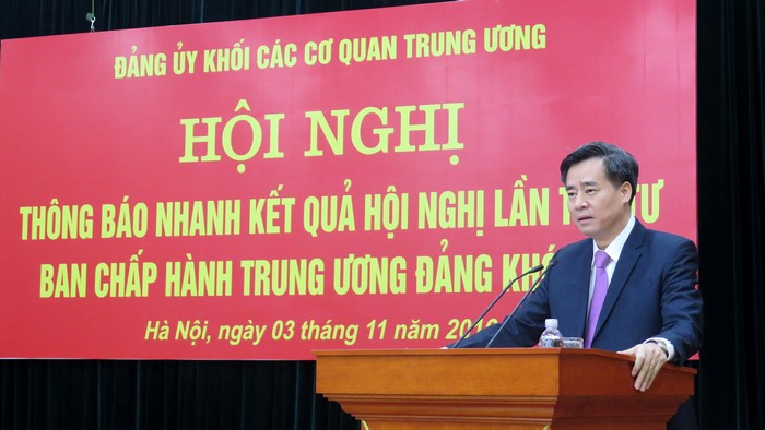 Đảng bộ Khối các cơ quan Trung ương quán triệt Nghị quyết Hội nghị Trung ương 4 khóa XII