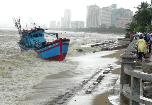 Khánh Hòa Hai tàu cá gặp nạn do sóng đánh chìm, trôi dạt trên biển