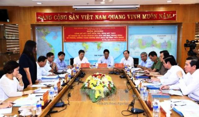 Ban Chỉ đạo Trung ương về phòng, chống tham nhũng làm việc với Tỉnh ủy Tiền Giang