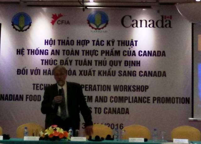Hợp tác giữa Canada và Việt Nam về quản lý an toàn thực phẩm