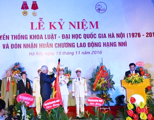 Kỷ niệm 40 năm truyền thống Khoa Luật - Đại học Quốc gia Hà Nội