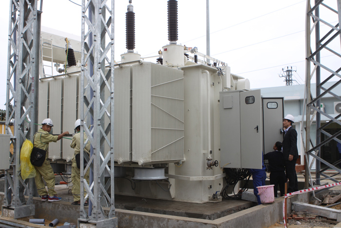 Đóng điện dự án nâng công suất tại Trạm biến áp 220 kV Ngũ Hành Sơn Đà Nẵng