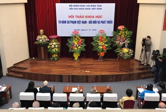 Hội thảo khoa học 70 năm sư phạm Việt Nam – Đổi mới và phát triển
