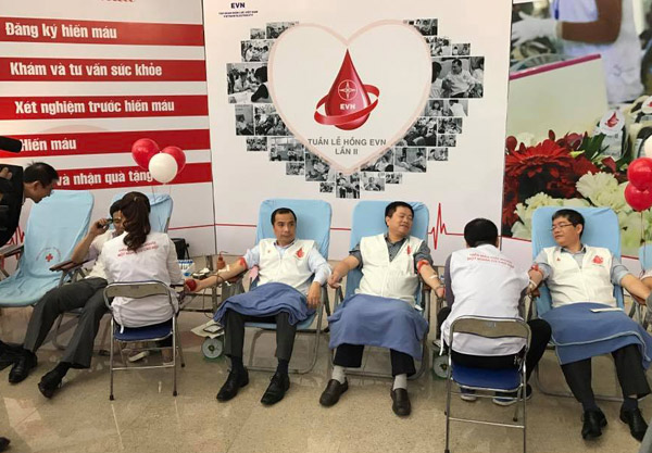 EVN phát động hiến máu nhân đạo lần II