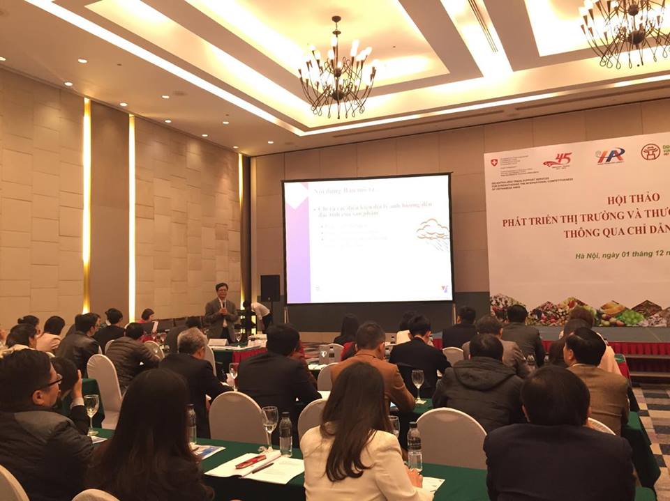Chỉ dẫn địa lý giúp phát triển thị trường