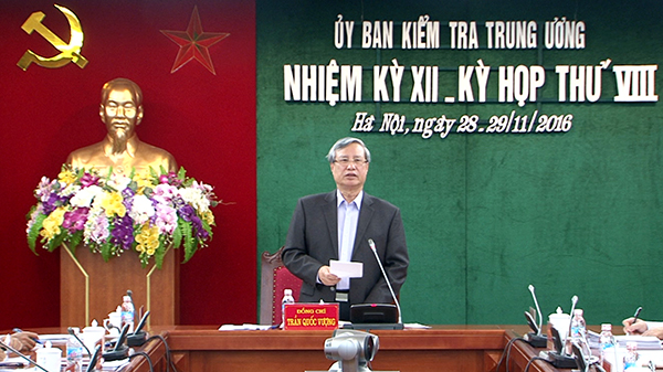 Thông báo nội dung Kỳ họp thứ 8 của Ủy ban Kiểm tra Trung ương