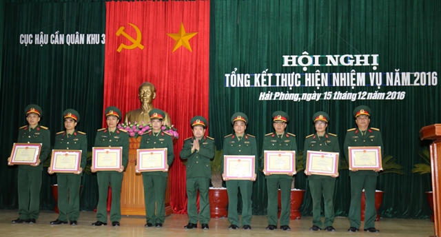 Cục Hậu cần Quân khu 3  Tổng kết thực hiện nhiệm vụ năm 2016