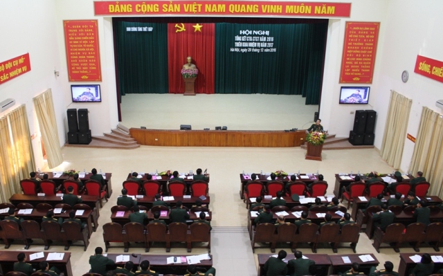 Binh chủng Tăng thiết giáp tổng kết công tác Đảng, công tác chính trị năm 2016