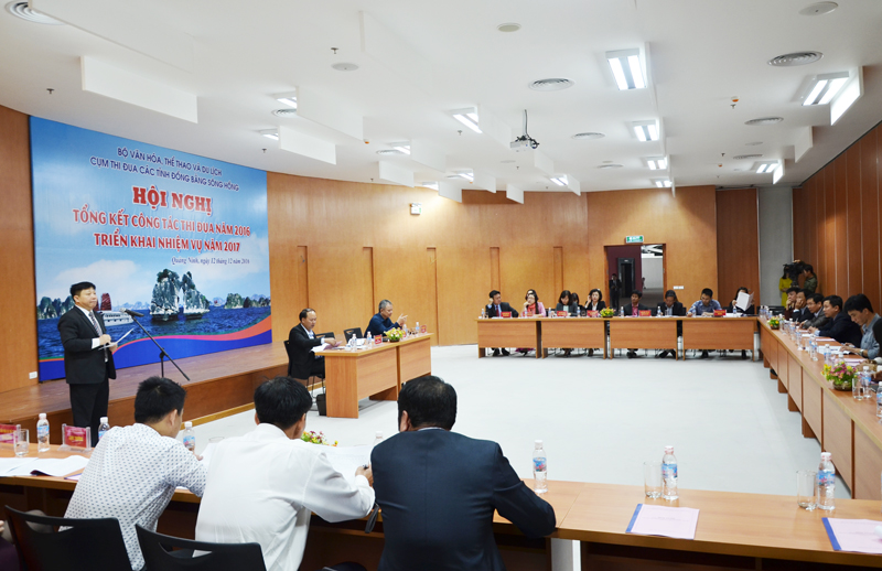 Tổng kết công tác thi đua năm 2016 ngành VH,TT DL các tỉnh đồng bằng