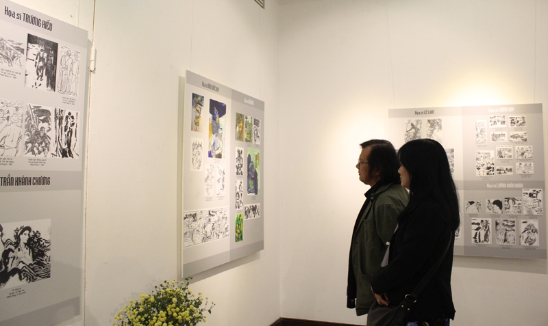 Triển lãm 60 năm minh họa Văn nghệ Quân đội