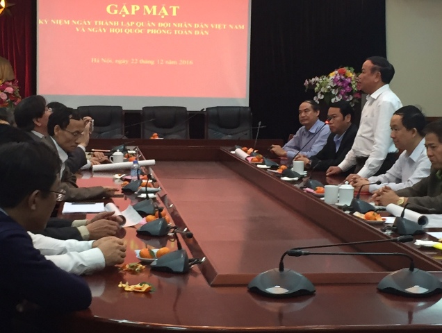 Ban Tuyên giáo Trung ương gặp mặt kỷ niệm 72 năm Ngày thành lập Quân đội nhân dân Việt Nam