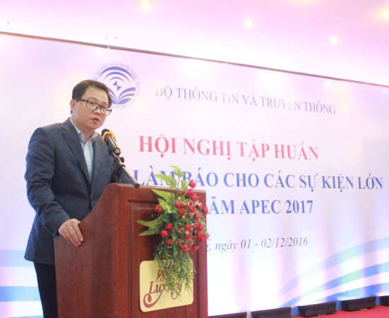Tập huấn kỹ năng đưa tin cho các sự kiện của APEC 2017